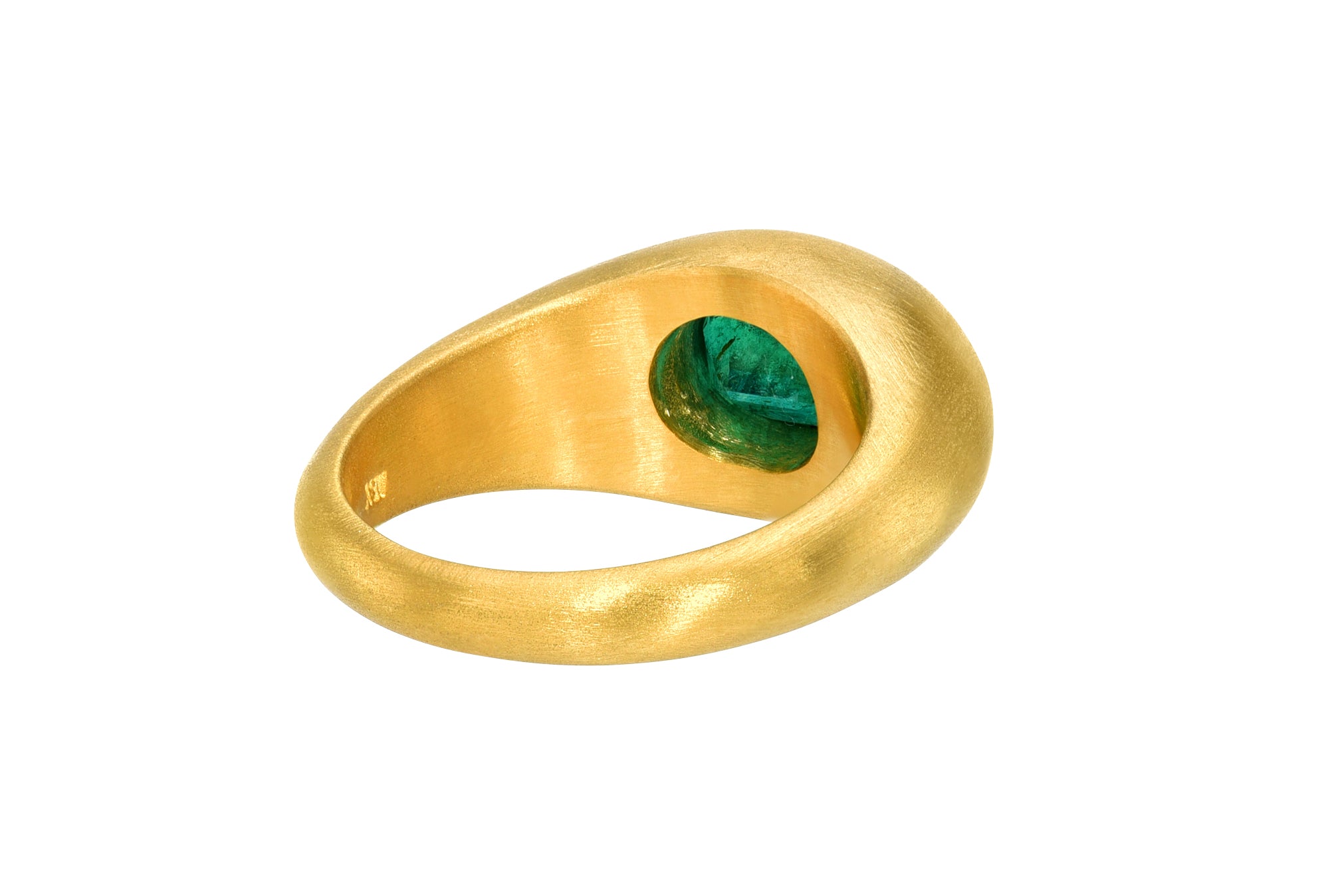 Darius Jewels Darius Khonsary Muzo Emerald gem signet ring