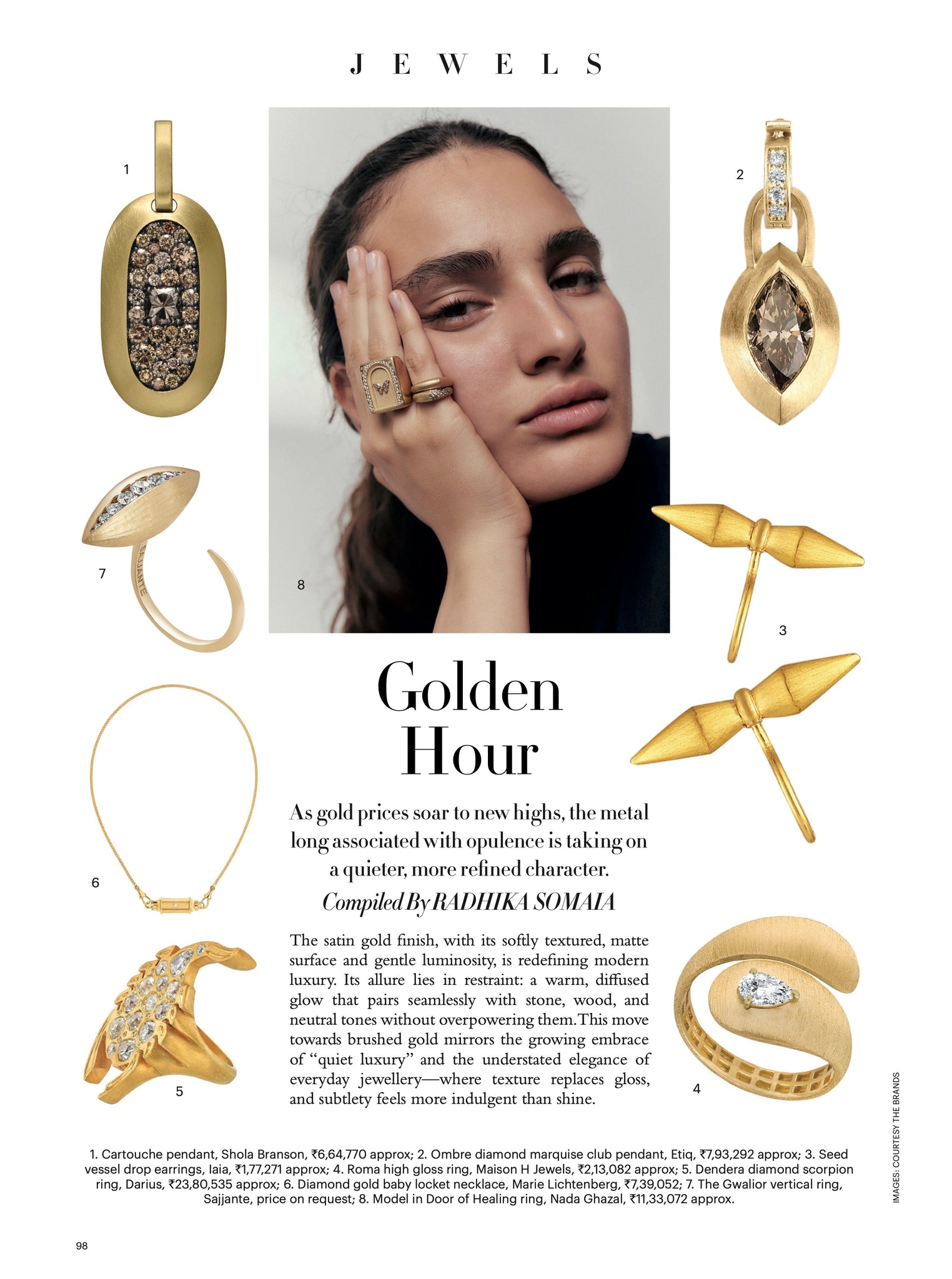 darius jewels darya khonsary harper's bazaar india jewelry fine jewelry dendera diamond scorpio ring
