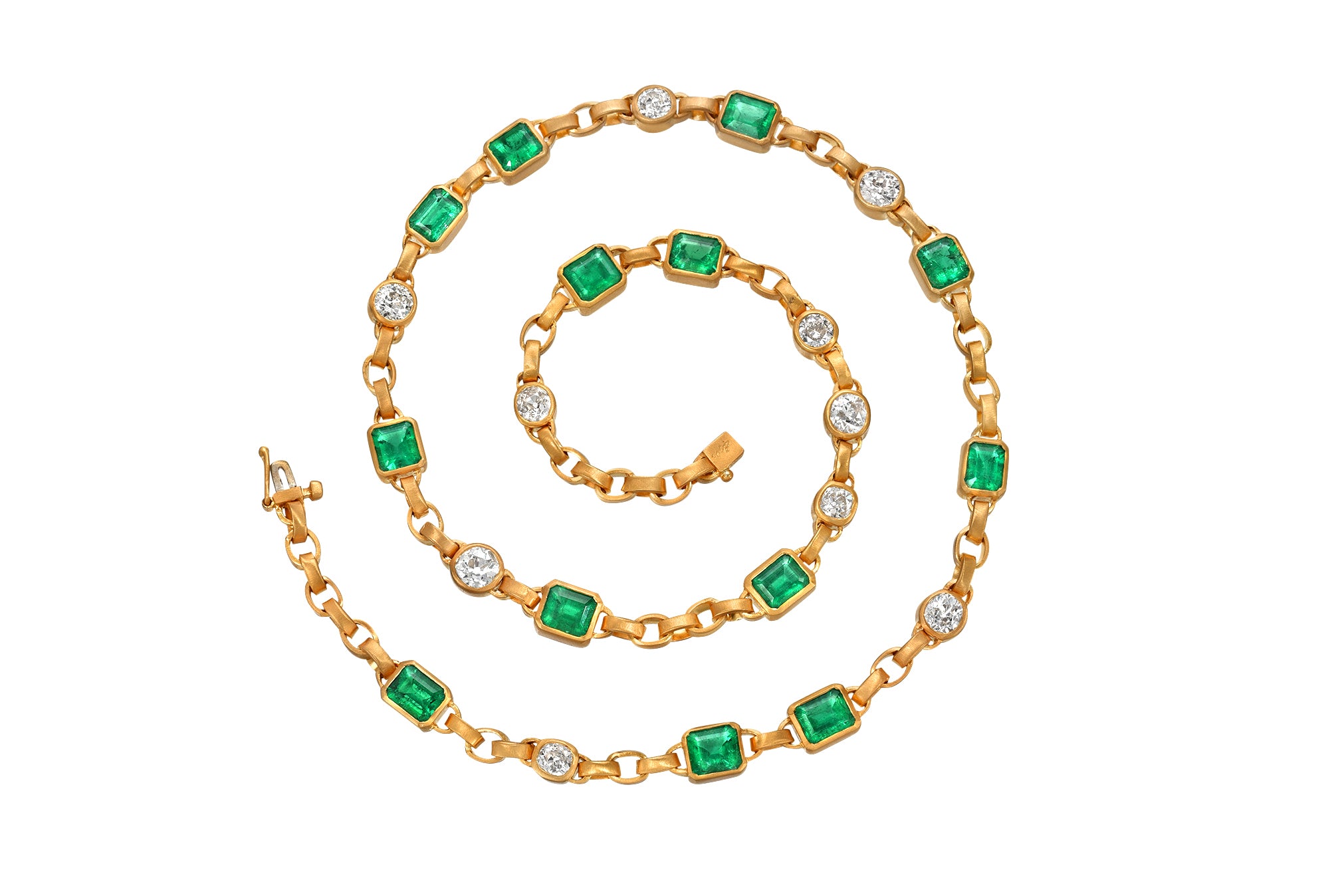 darius jewels muzo darius x muzo darius khonsary emerald diamond signature chain necklace