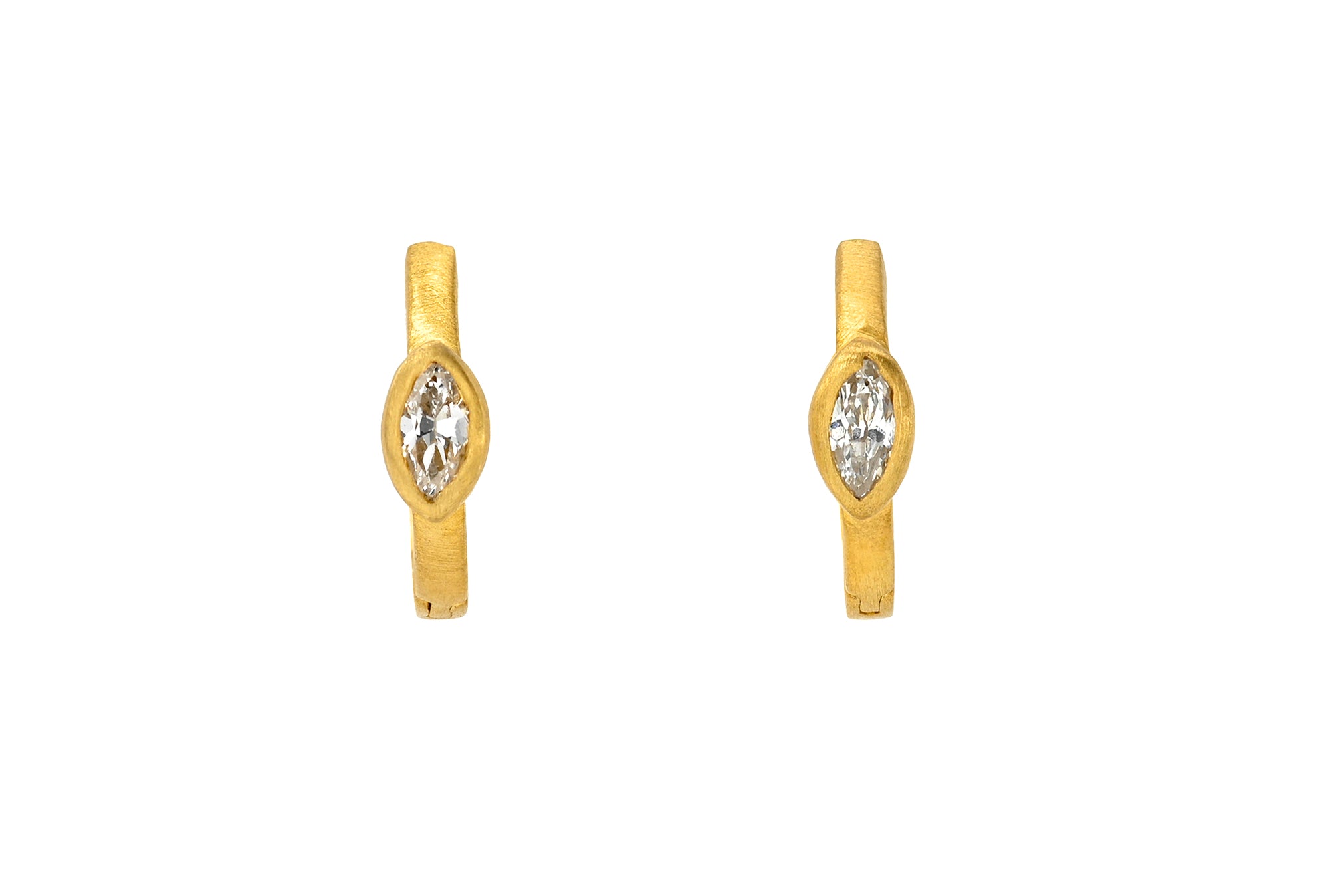 6.5MM MARQUISE DIAMOND FAIRY HOOPS