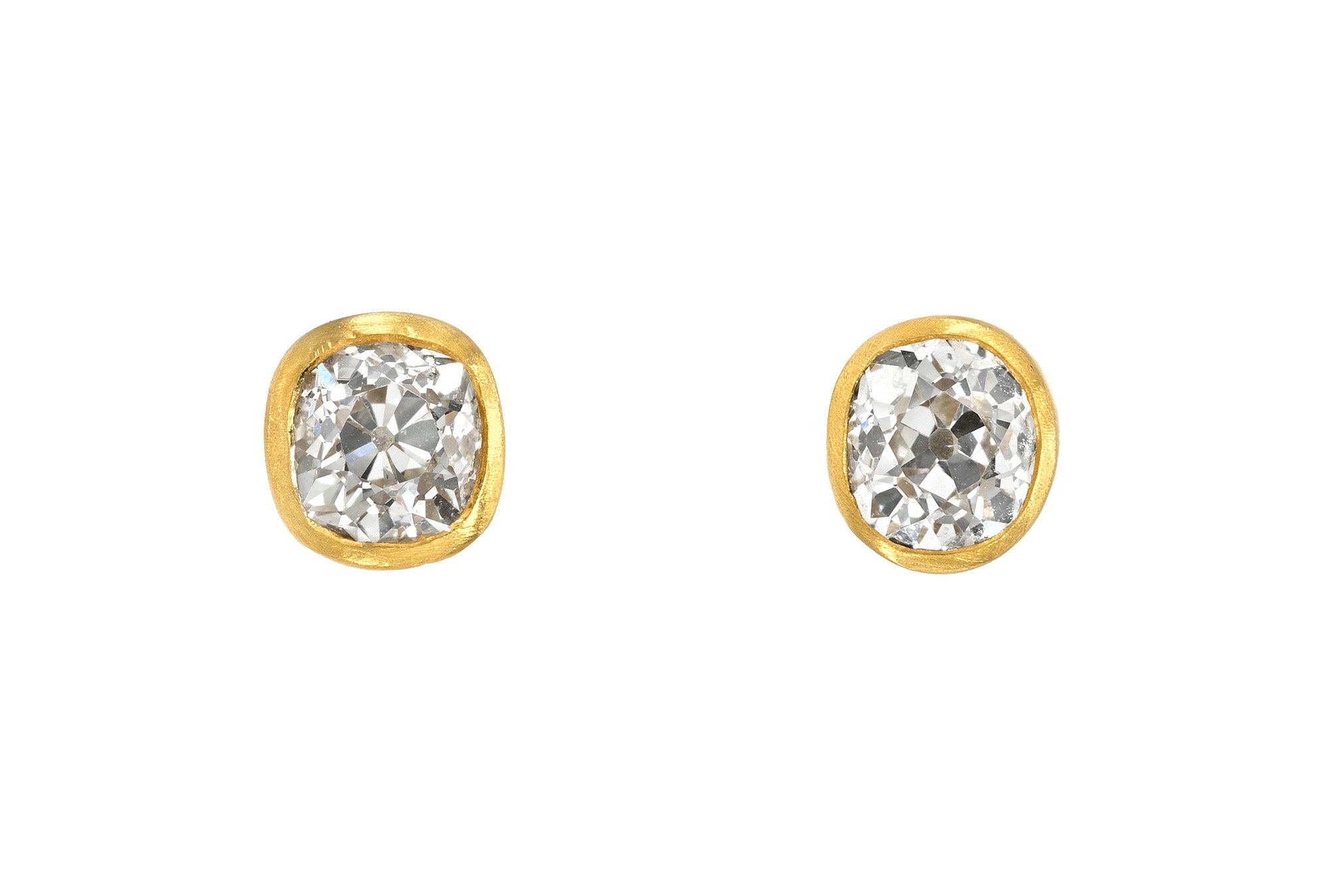 OLD MINE CUT DIAMOND STUDS