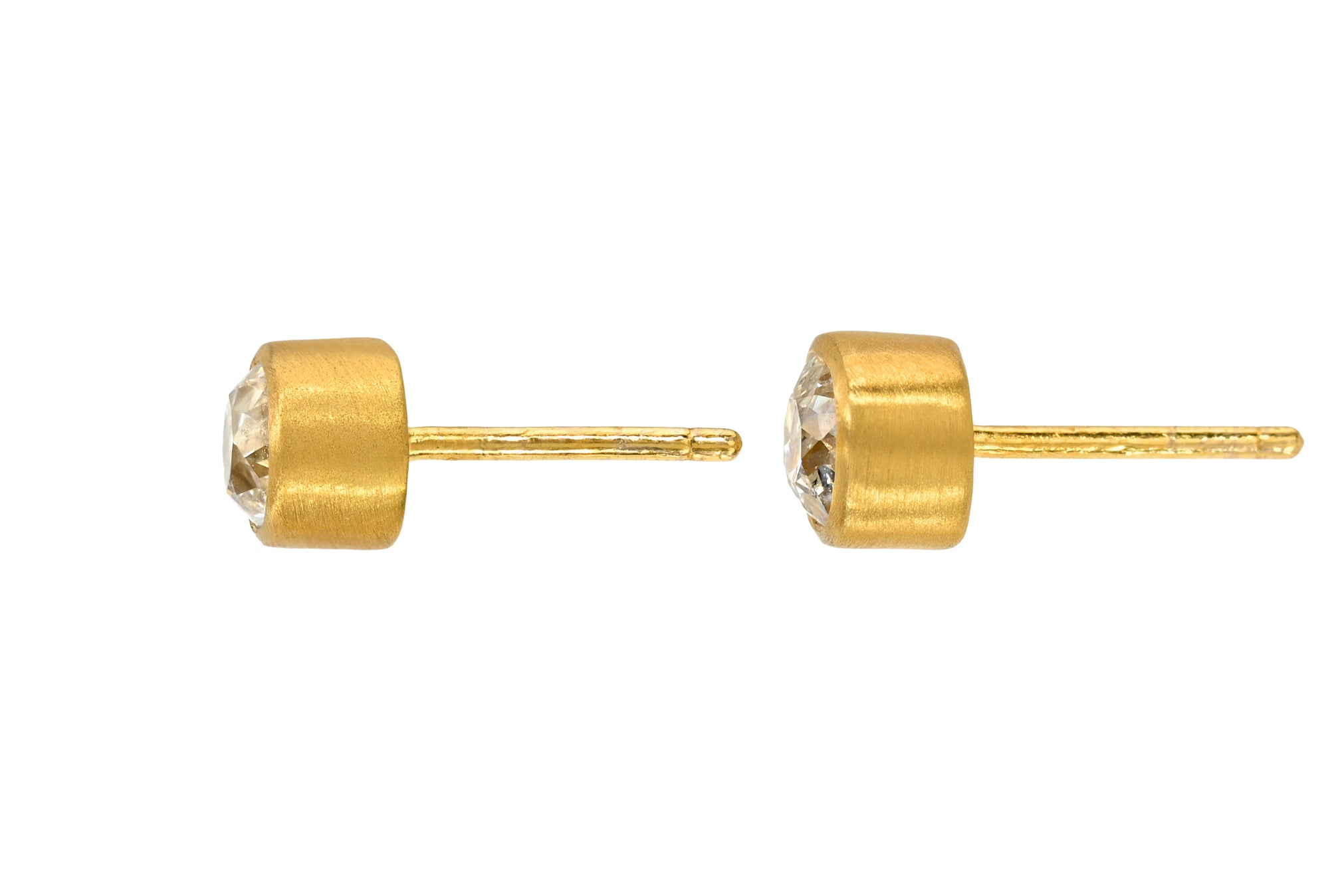 OLD MINE CUT DIAMOND STUDS