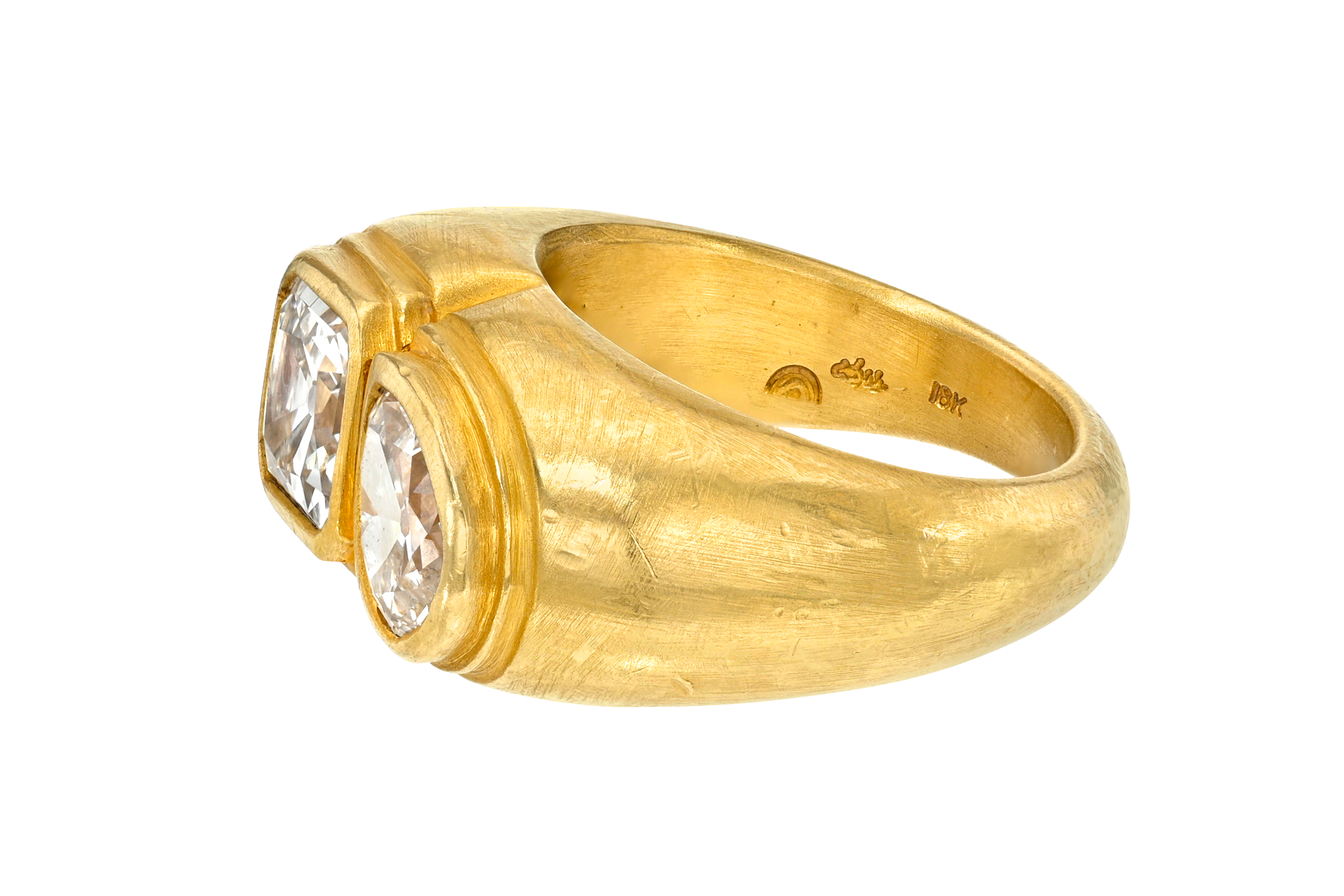 DOUBLE ANTIQUE DIAMOND ZIGGURAT RING – DARIUS DOUBLE ANTIQUE DIAMOND ZIGGURAT RING – DARIUS