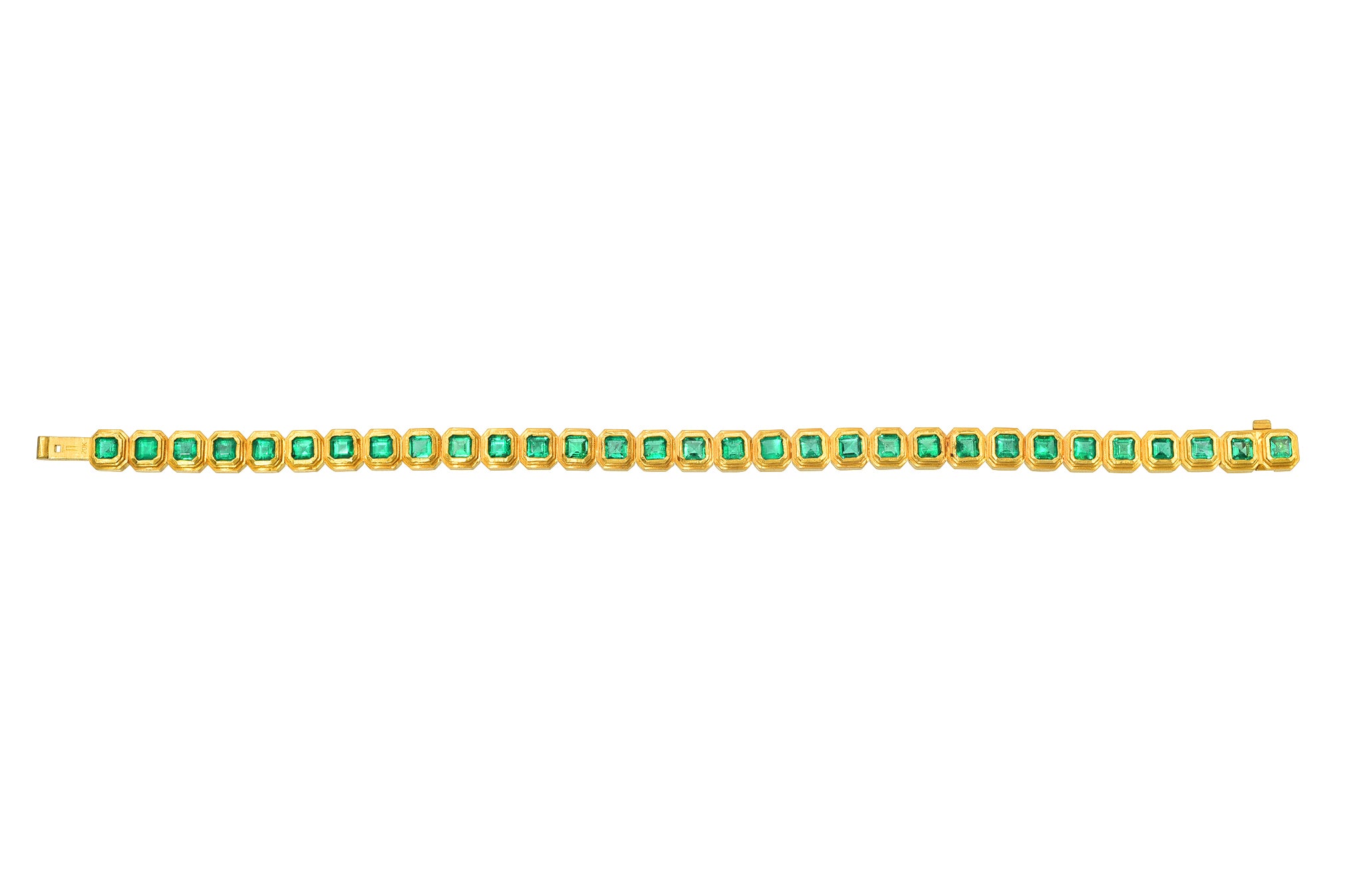 EMERALD ZIGGURAT ETERNITY BRACELET