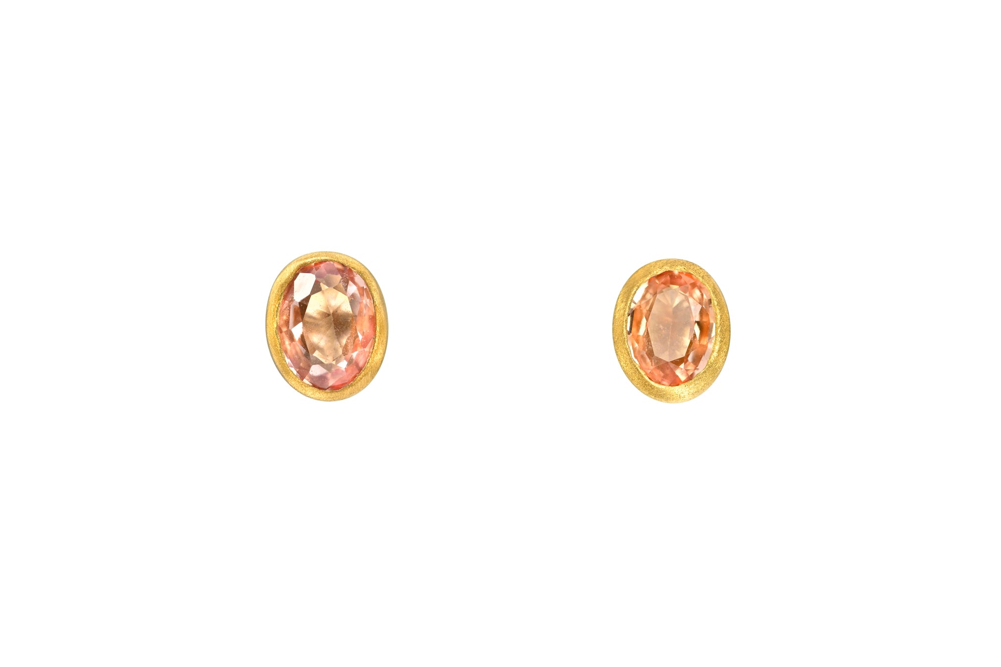 PADPARADSCHA SAPPHIRE STUDS