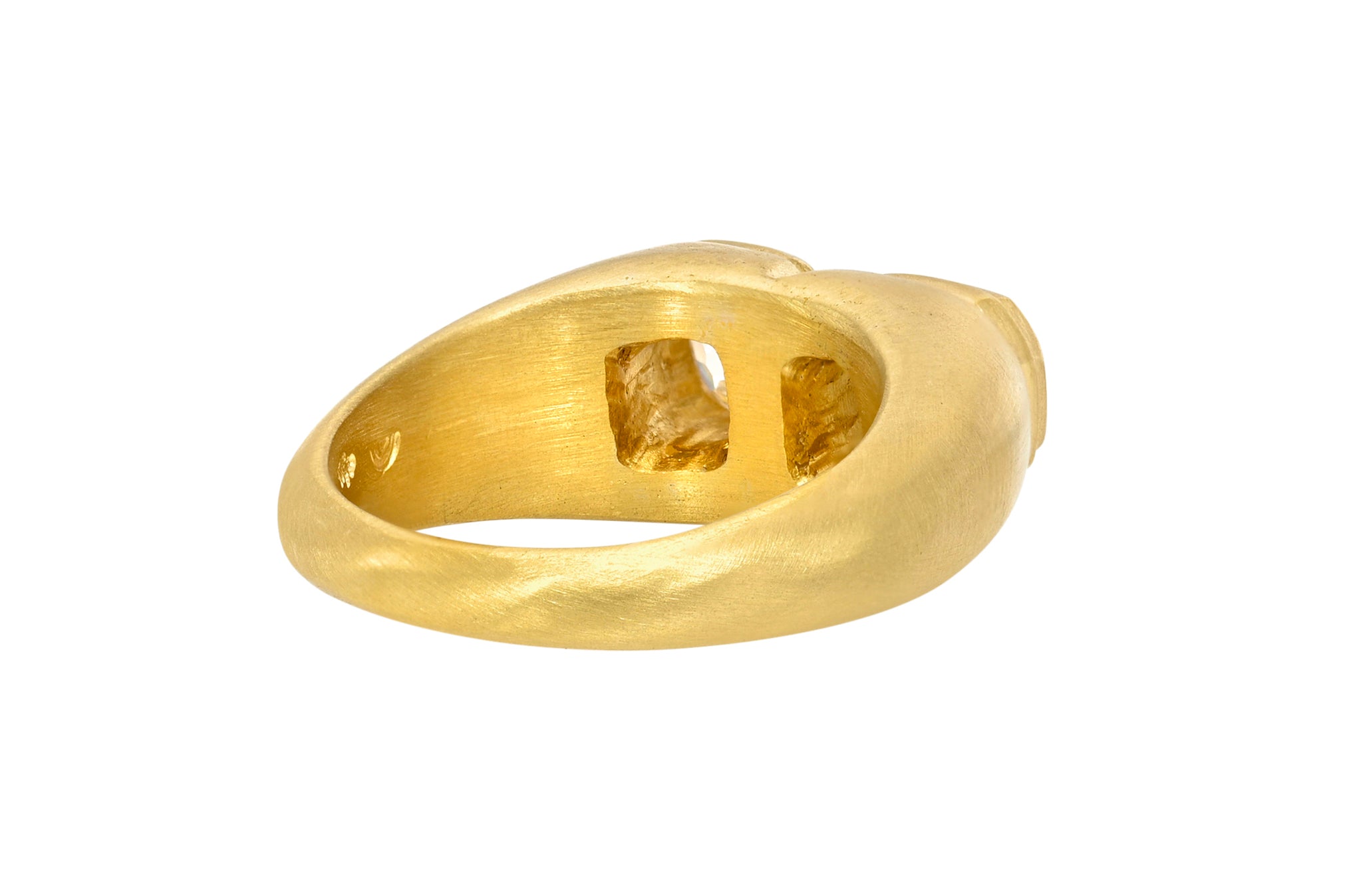 DOUBLE DIAMOND ZIGGURAT RING
