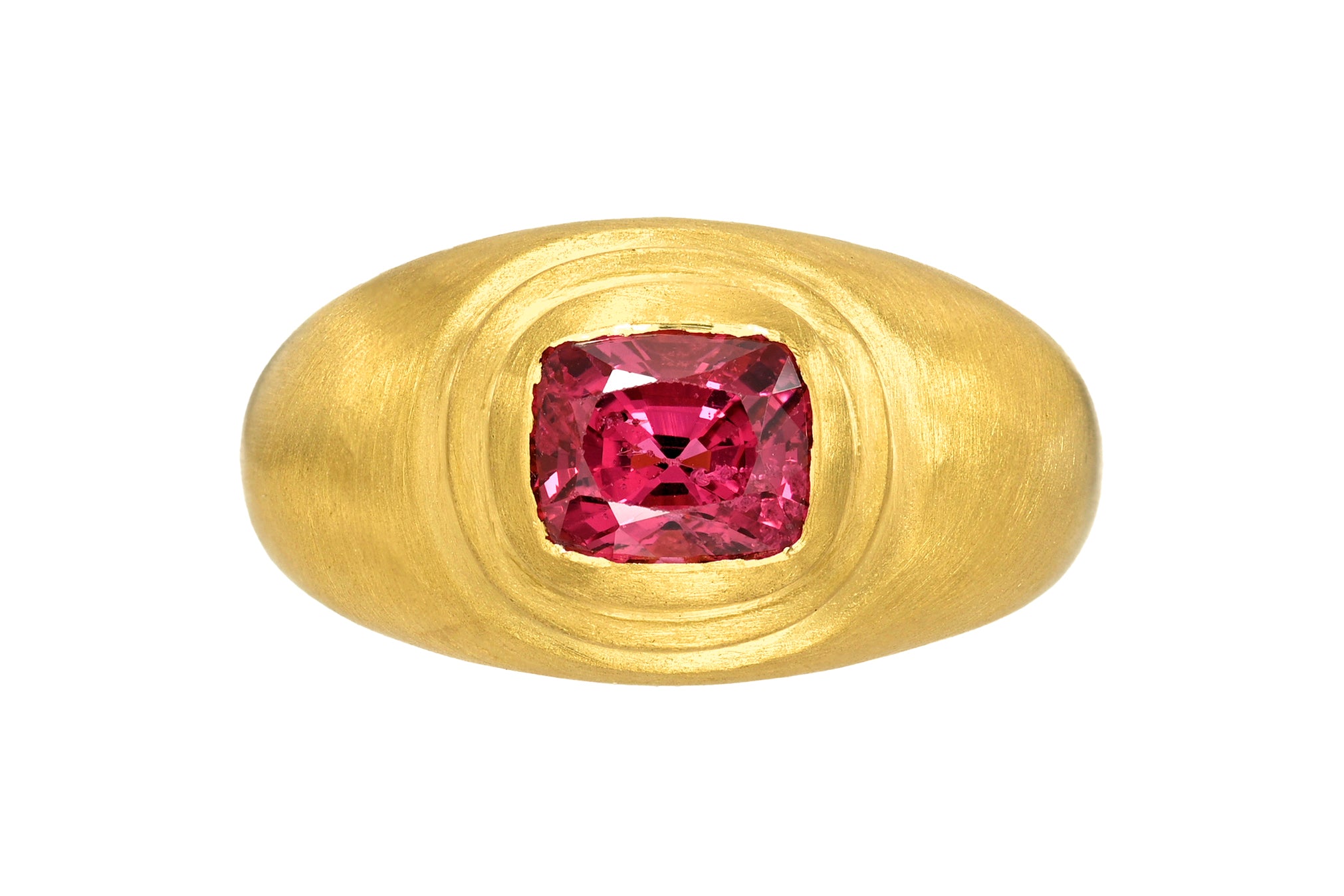 ONE OF A KIND SPINEL ZIGGURAT RING