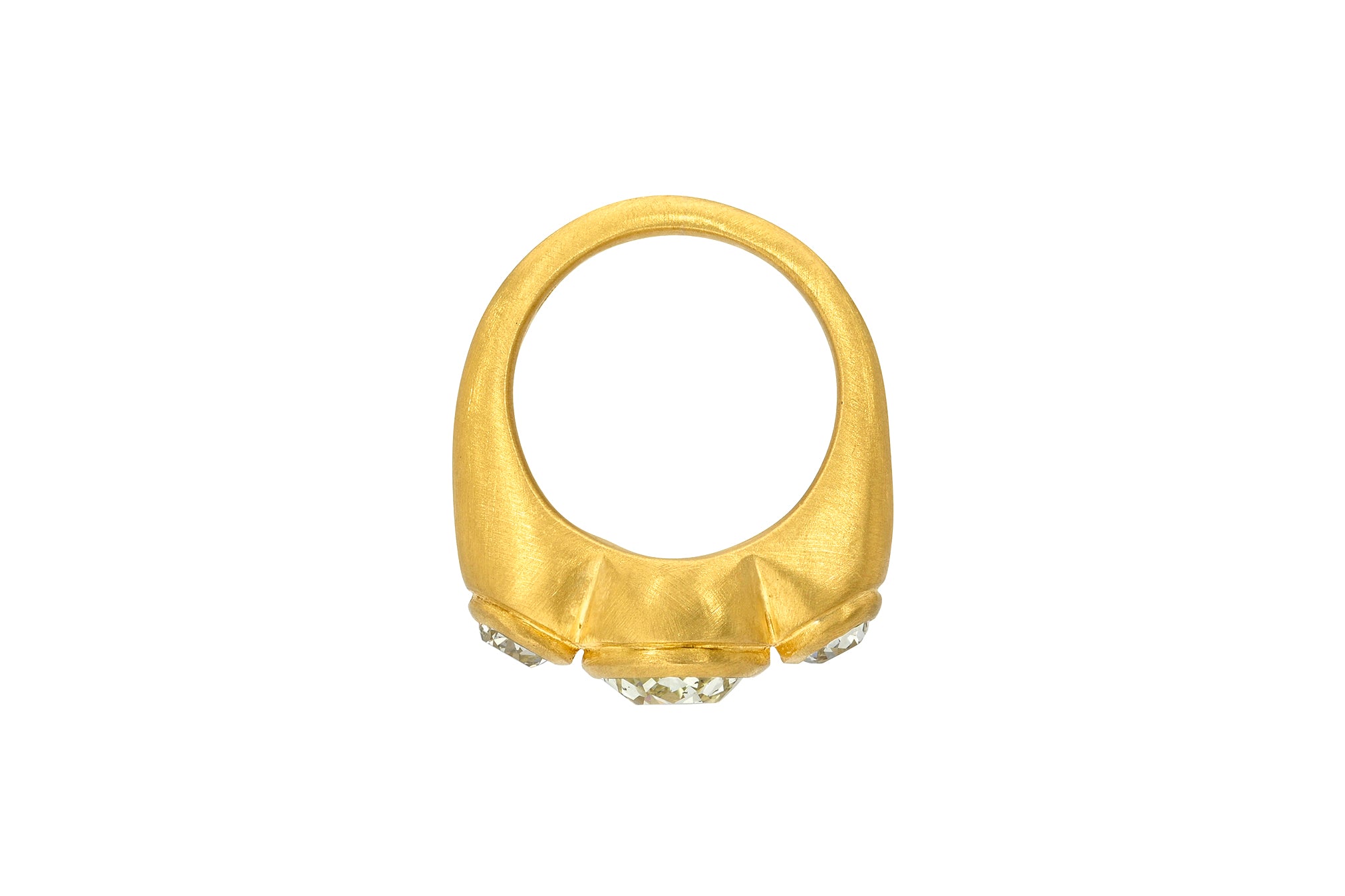 ONE OF A KIND TRIPLE DIAMOND RING