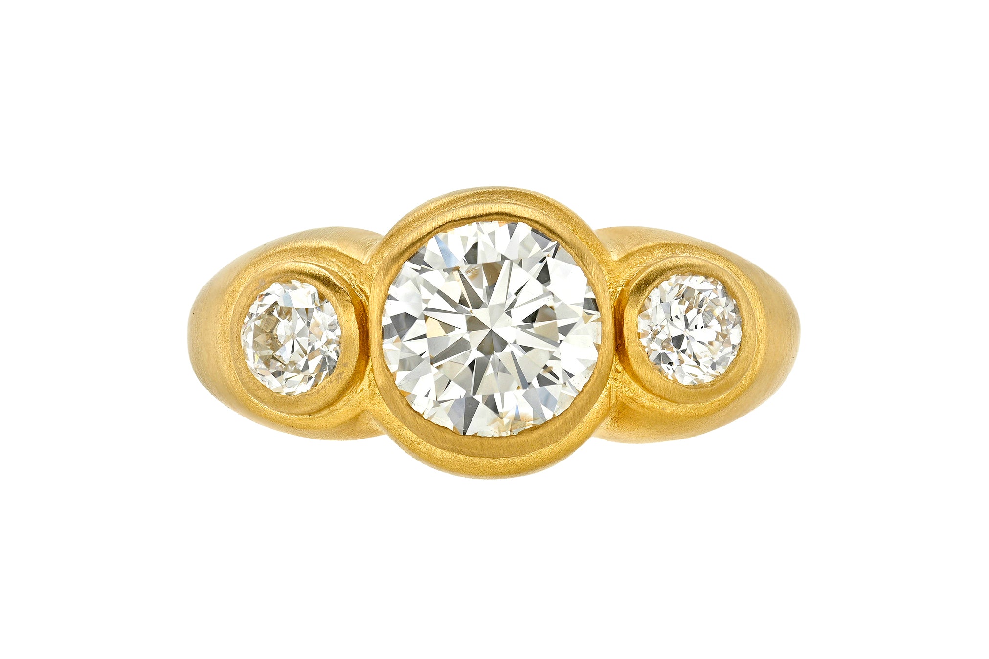 ONE OF A KIND TRIPLE DIAMOND RING