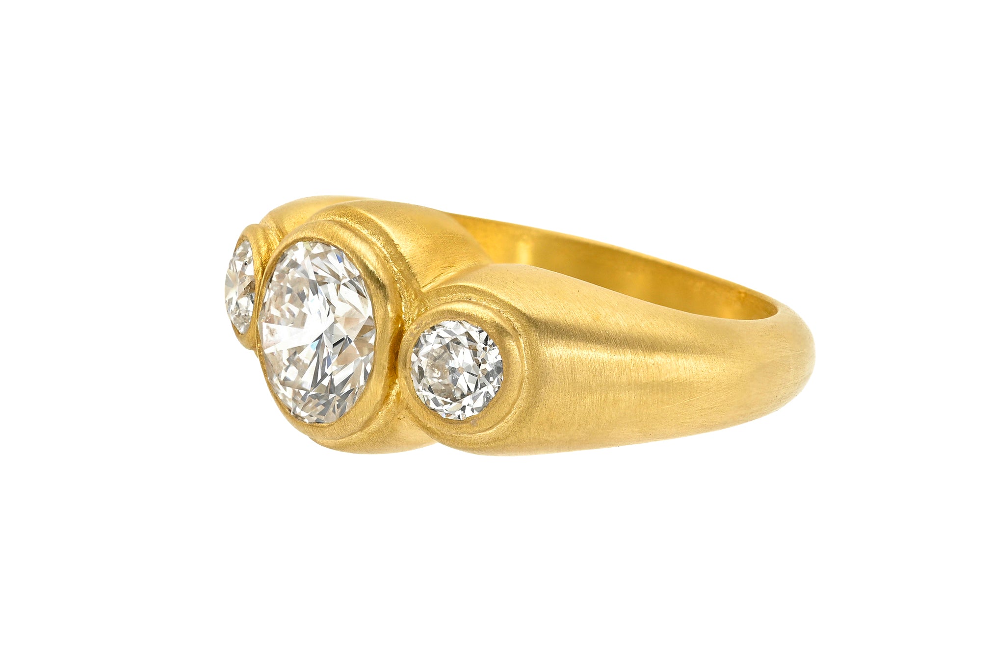 ONE OF A KIND TRIPLE DIAMOND RING