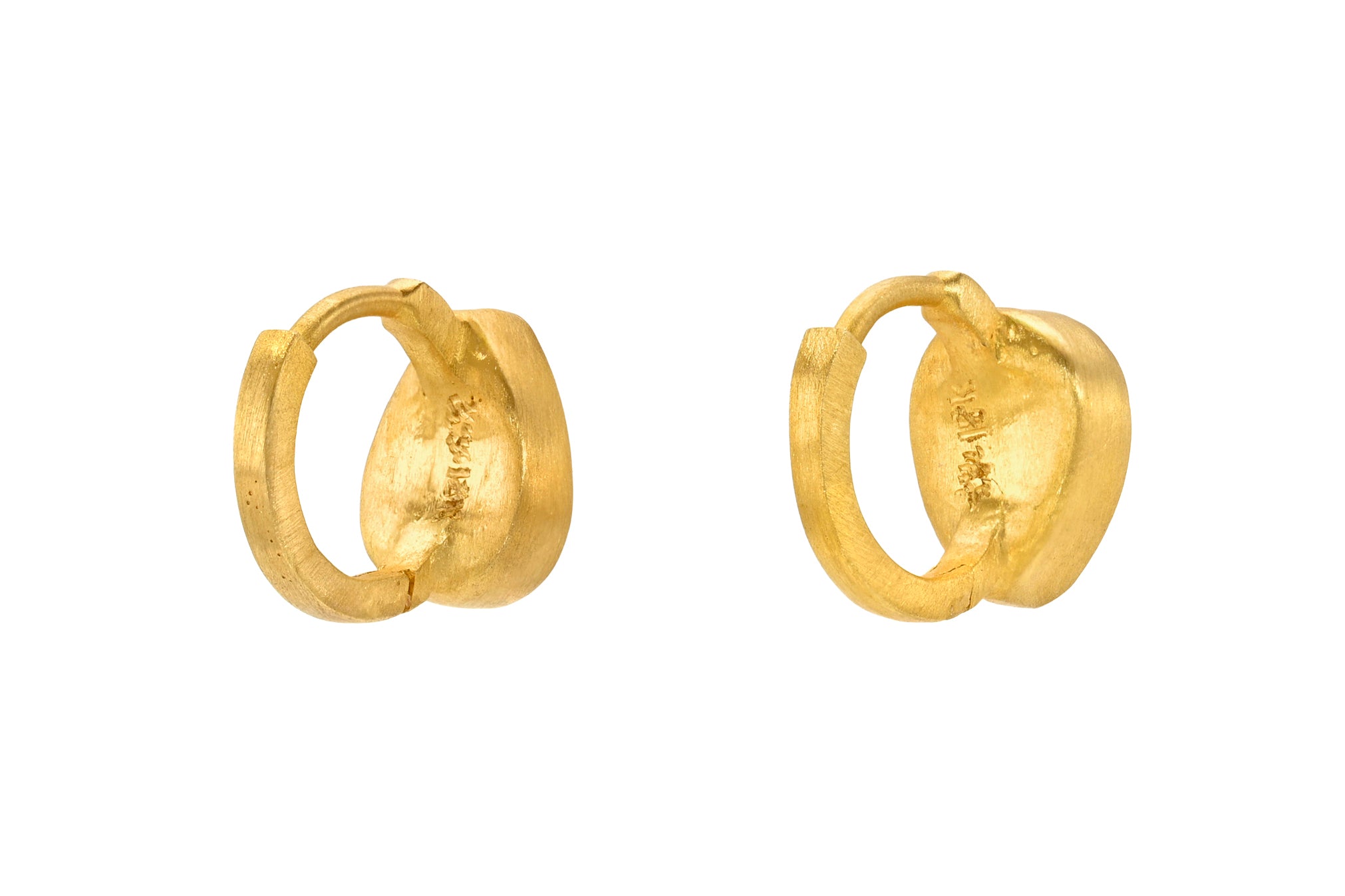 8mm PEAR DIAMOND FAIRY HOOPS