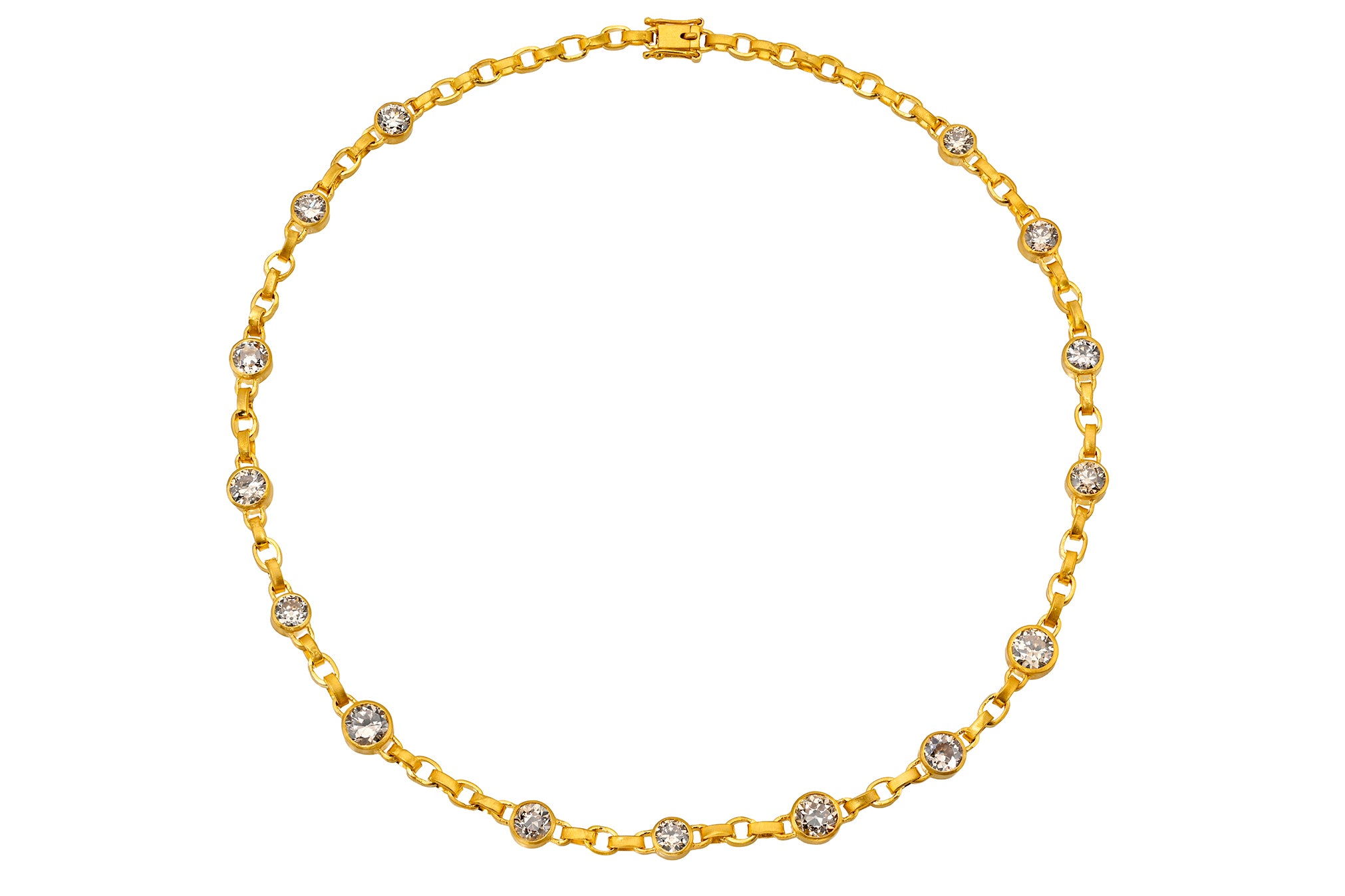 ONE OF A KIND CHAMPAGNE DIAMOND SIGNATURE CHAIN
