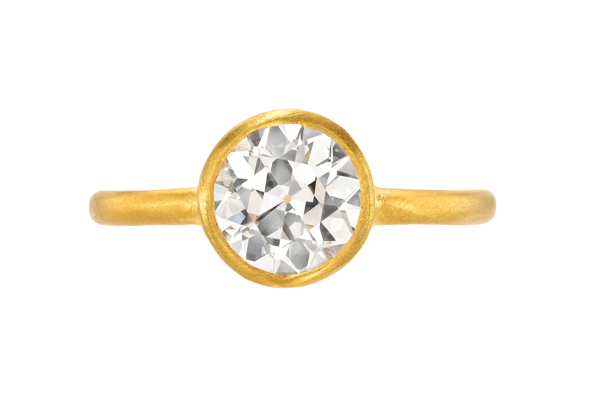 OLD EUROPEAN CUT DIAMOND GEM FAIRY BAND