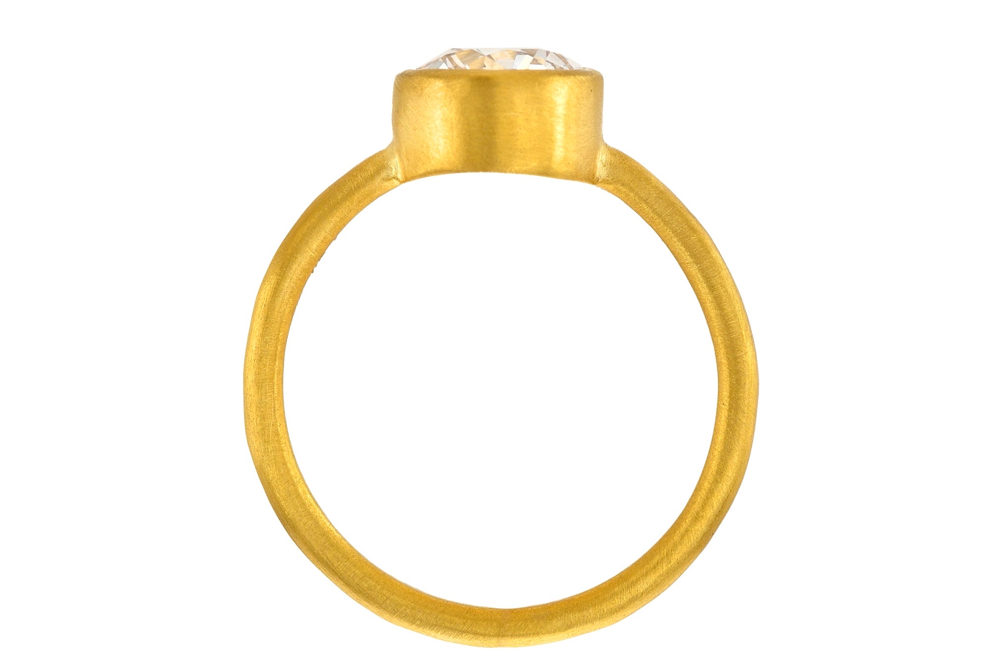 OLD EUROPEAN CUT DIAMOND GEM FAIRY BAND