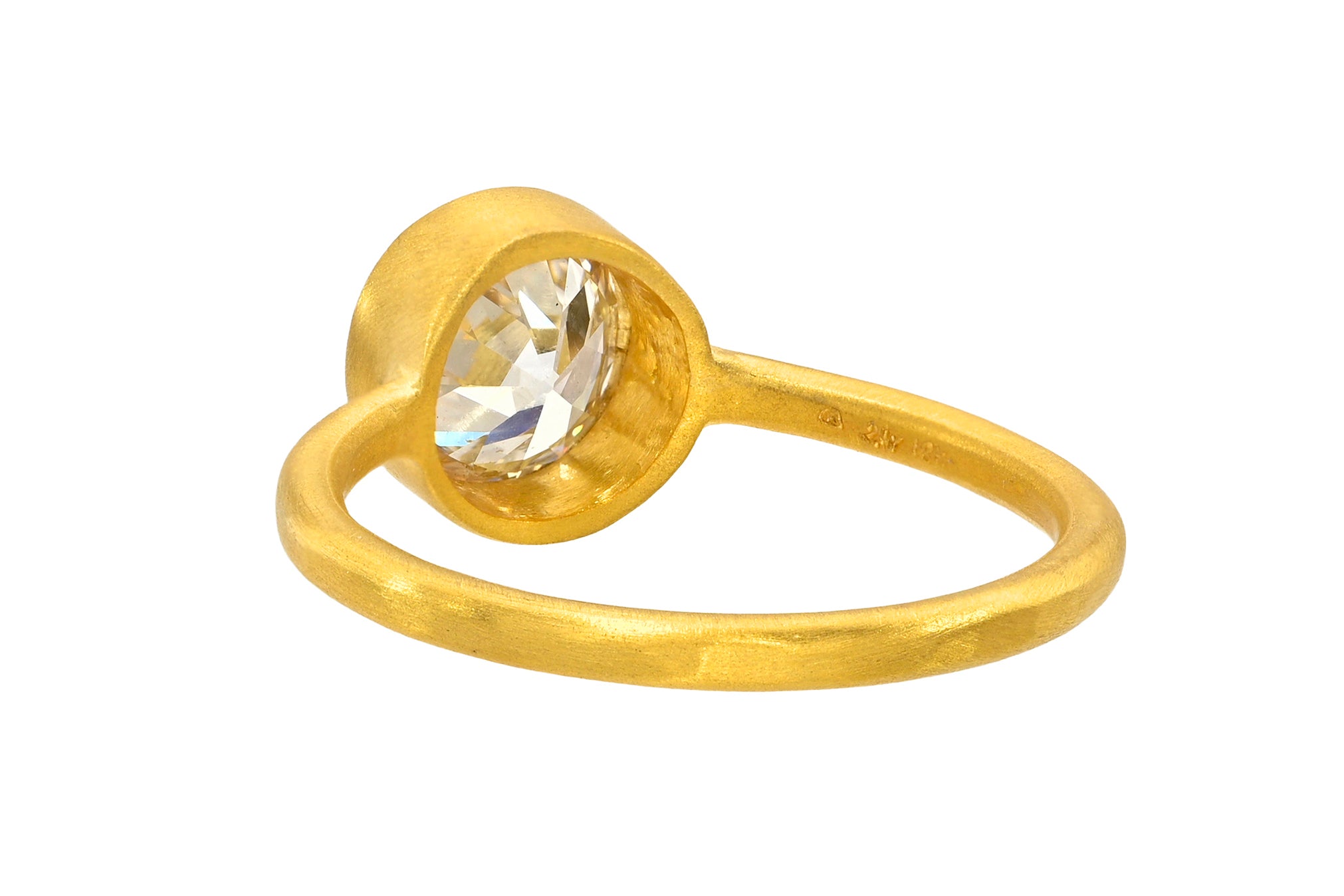 OLD EUROPEAN CUT DIAMOND GEM FAIRY BAND