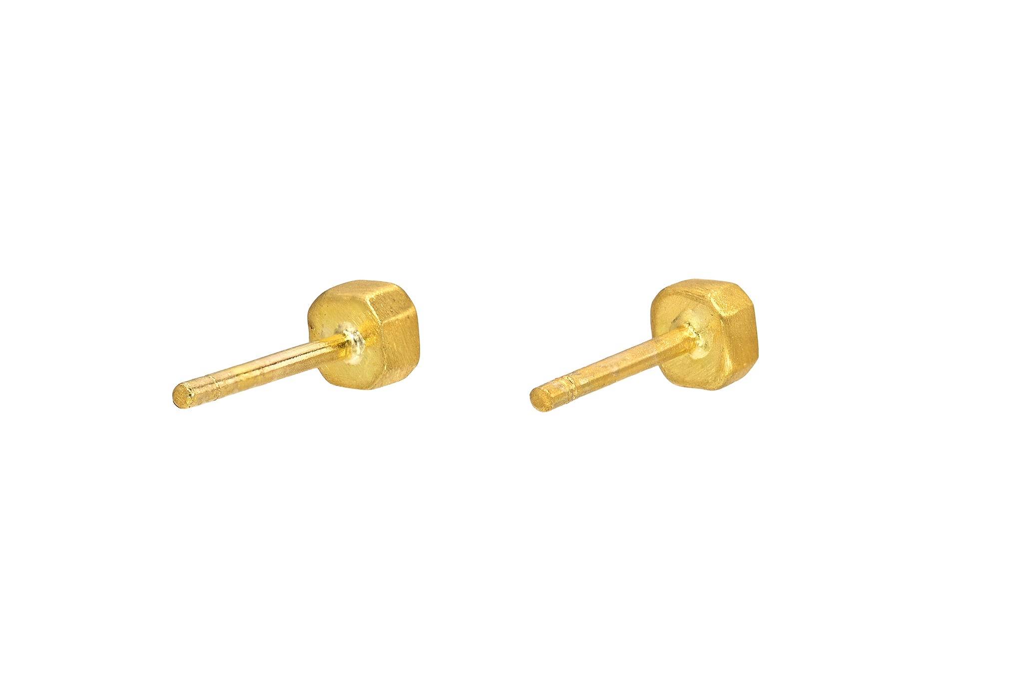 MINI EMERALD STUDS