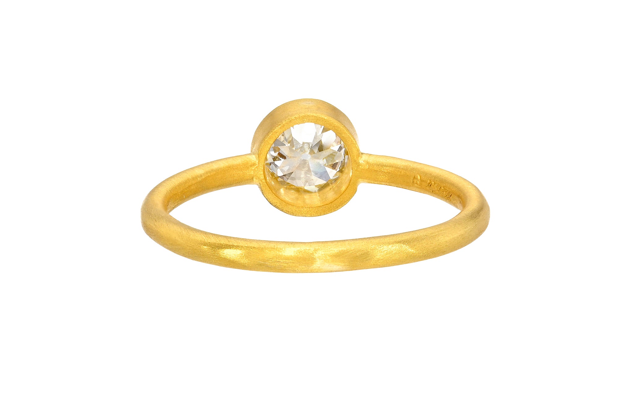 ONE OF A KIND OLD EUROPEAN CUT DIAMOND GEM FAIRY BAND