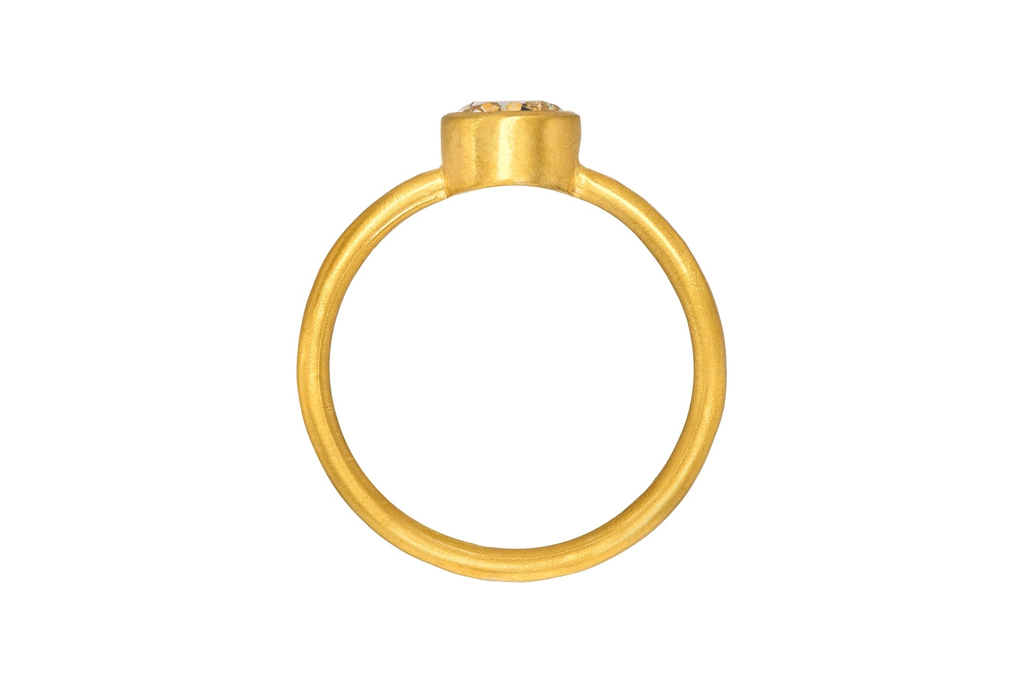 ONE OF A KIND OLD EUROPEAN CUT DIAMOND GEM FAIRY BAND