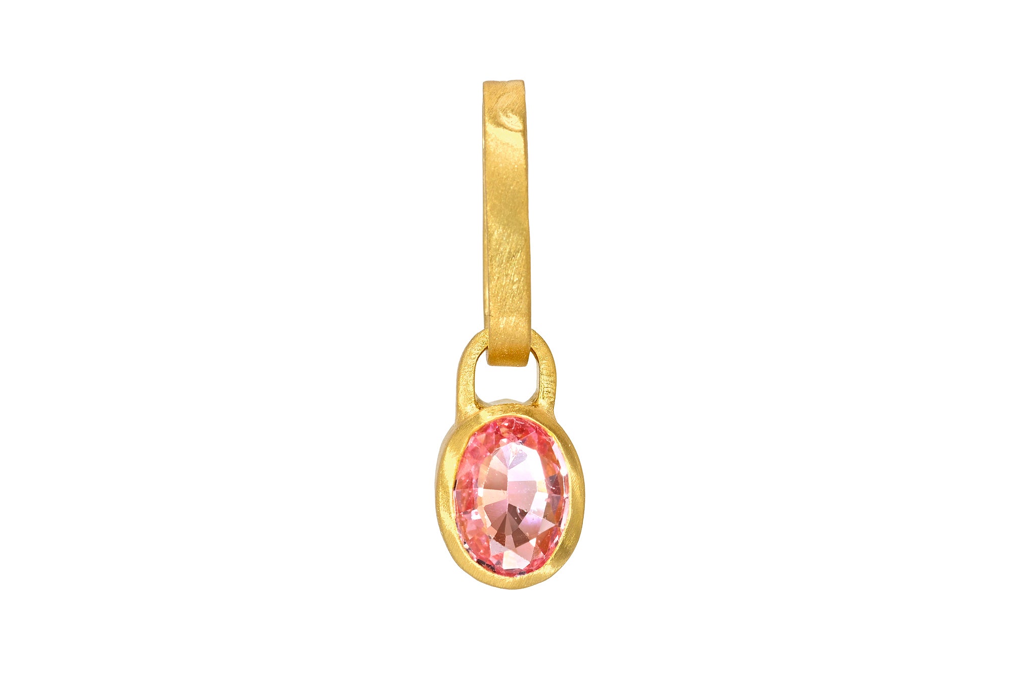 OVAL PADPARADSCHA SAPPHIRE PENDANT