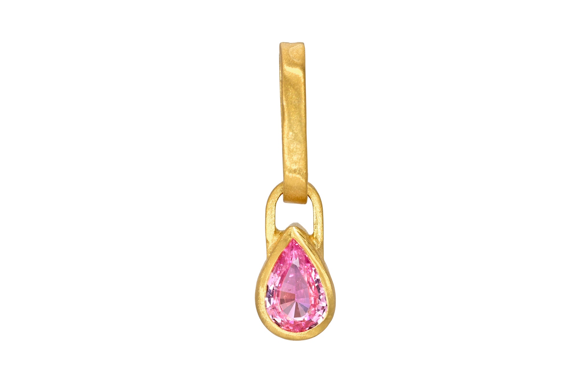 PEAR PADPARADSCHA SAPPHIRE PENDANT