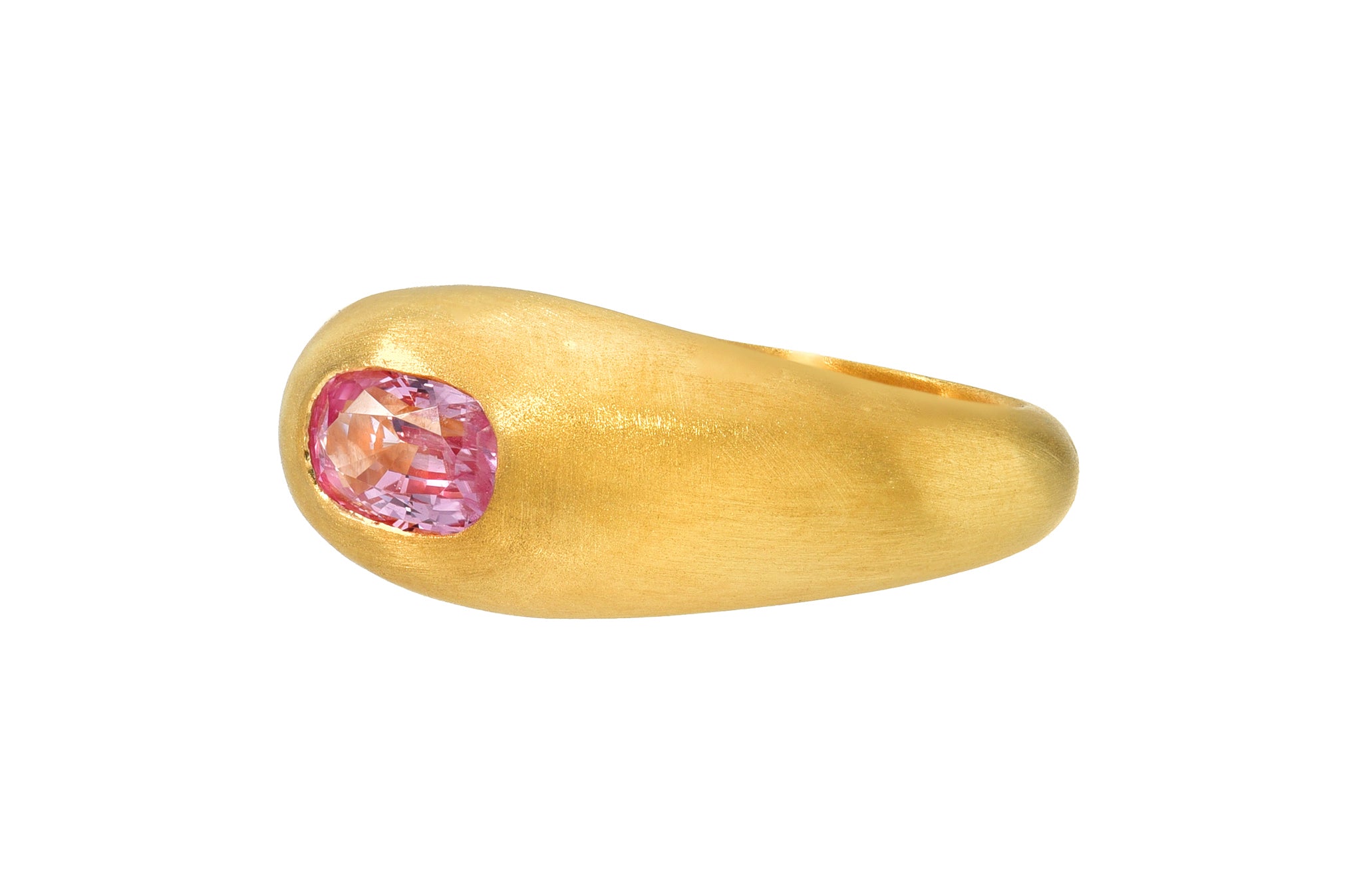 Darius Jewels pink sapphire gem signet ring 