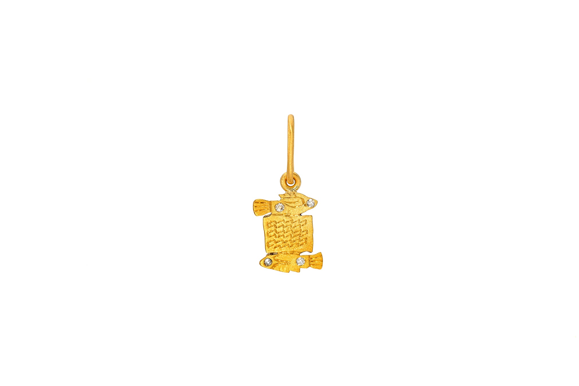 MINI DENDERA DIAMOND ZODIAC PISCES CHARM