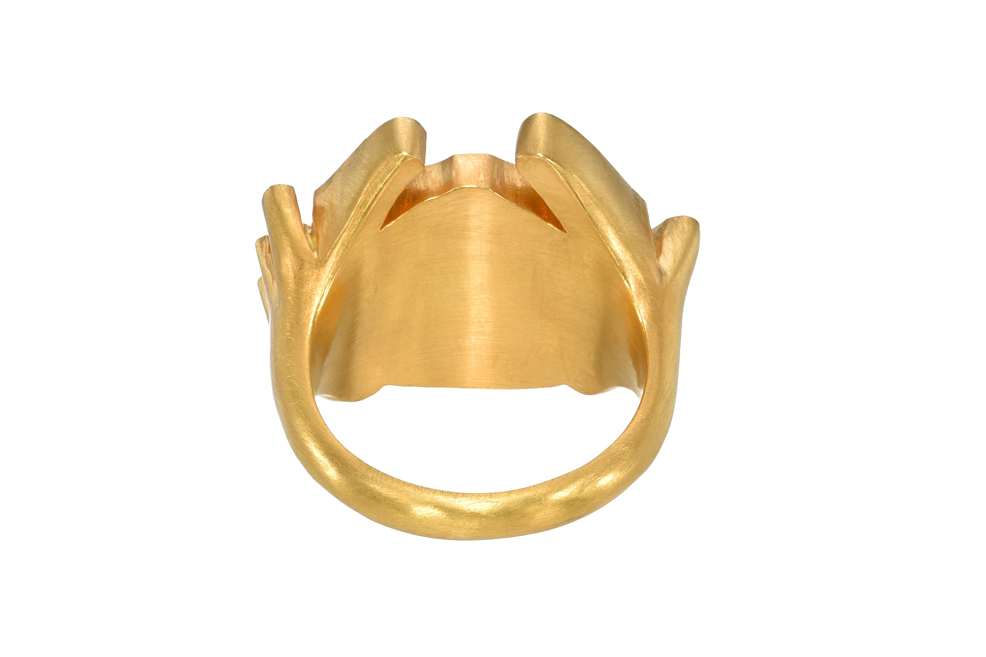 darius jewels 18k yellow gold dendera diamond crab ring cancer zodiac antique old mine cut diamond dendera temple hathor egypt darius khonsary