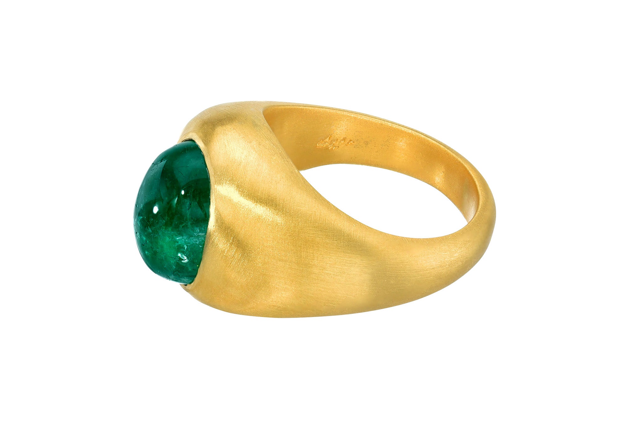 DARIUS JEWELS ONE OF A KIND CABOCHON EMERALD RING