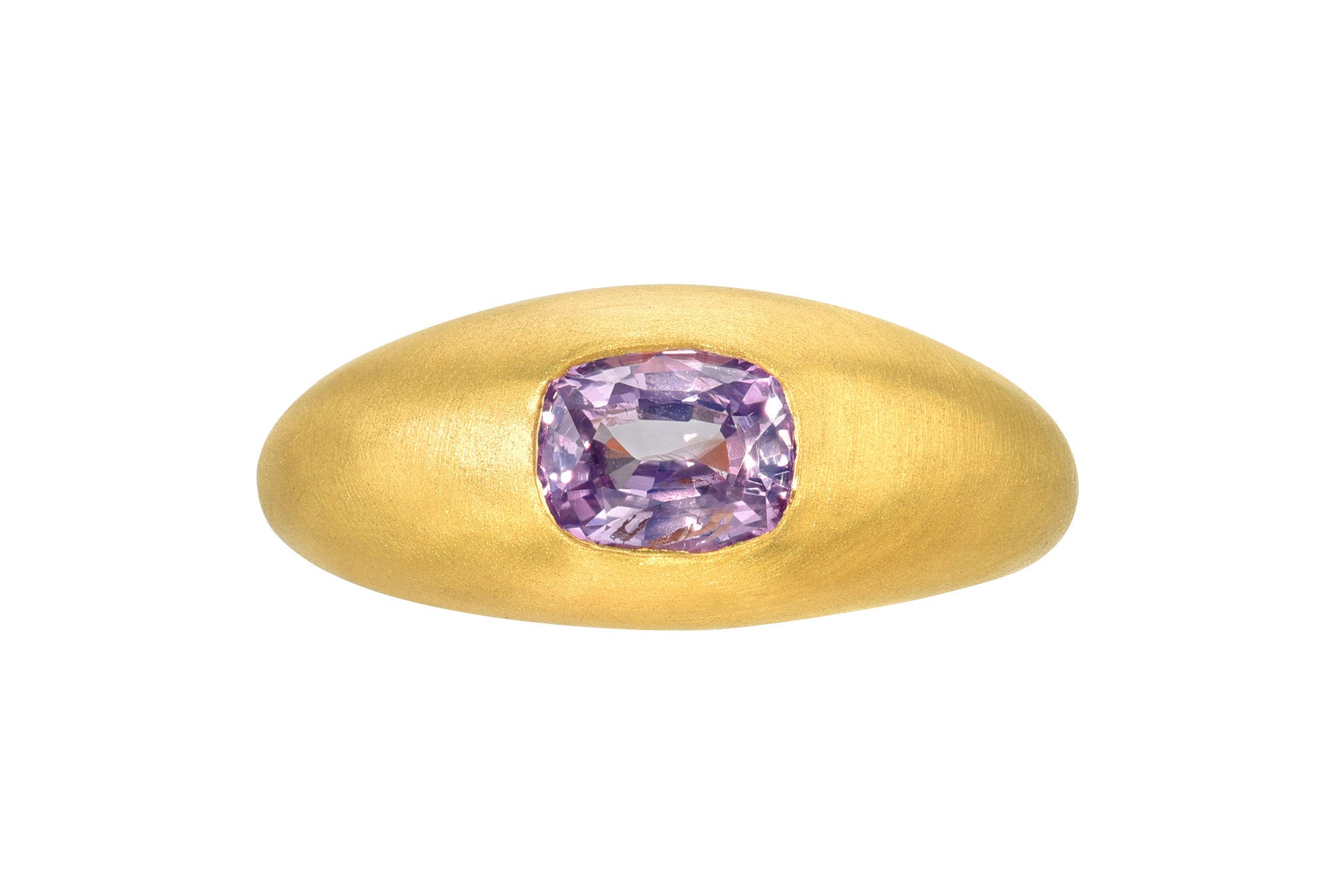 ONE OF A KIND LILAC SAPPHIRE GEM SIGNET RING