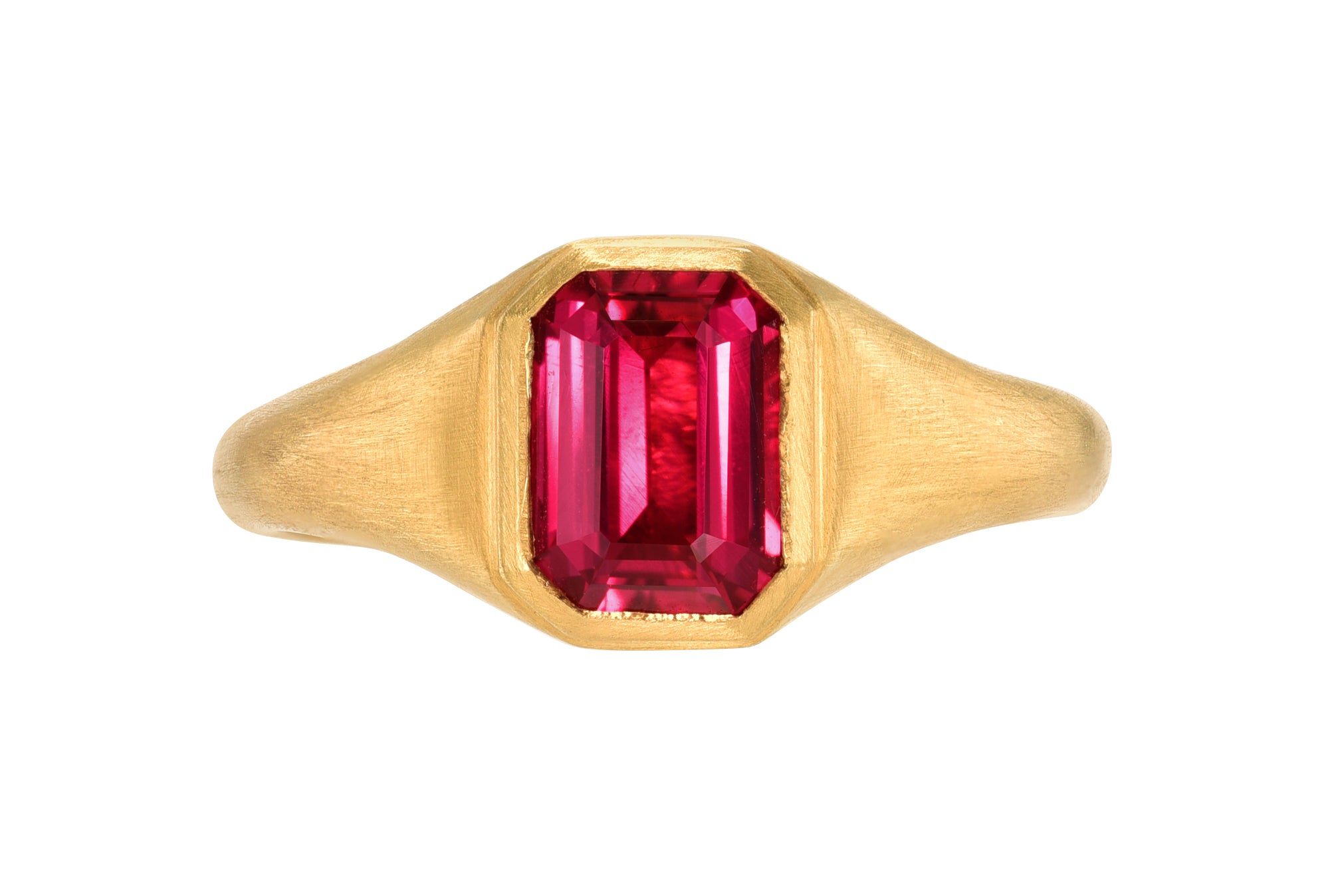 DARIUS JEWELS SINGLE RUBY RING MOZAMBIQUE RUBY UNHEATED