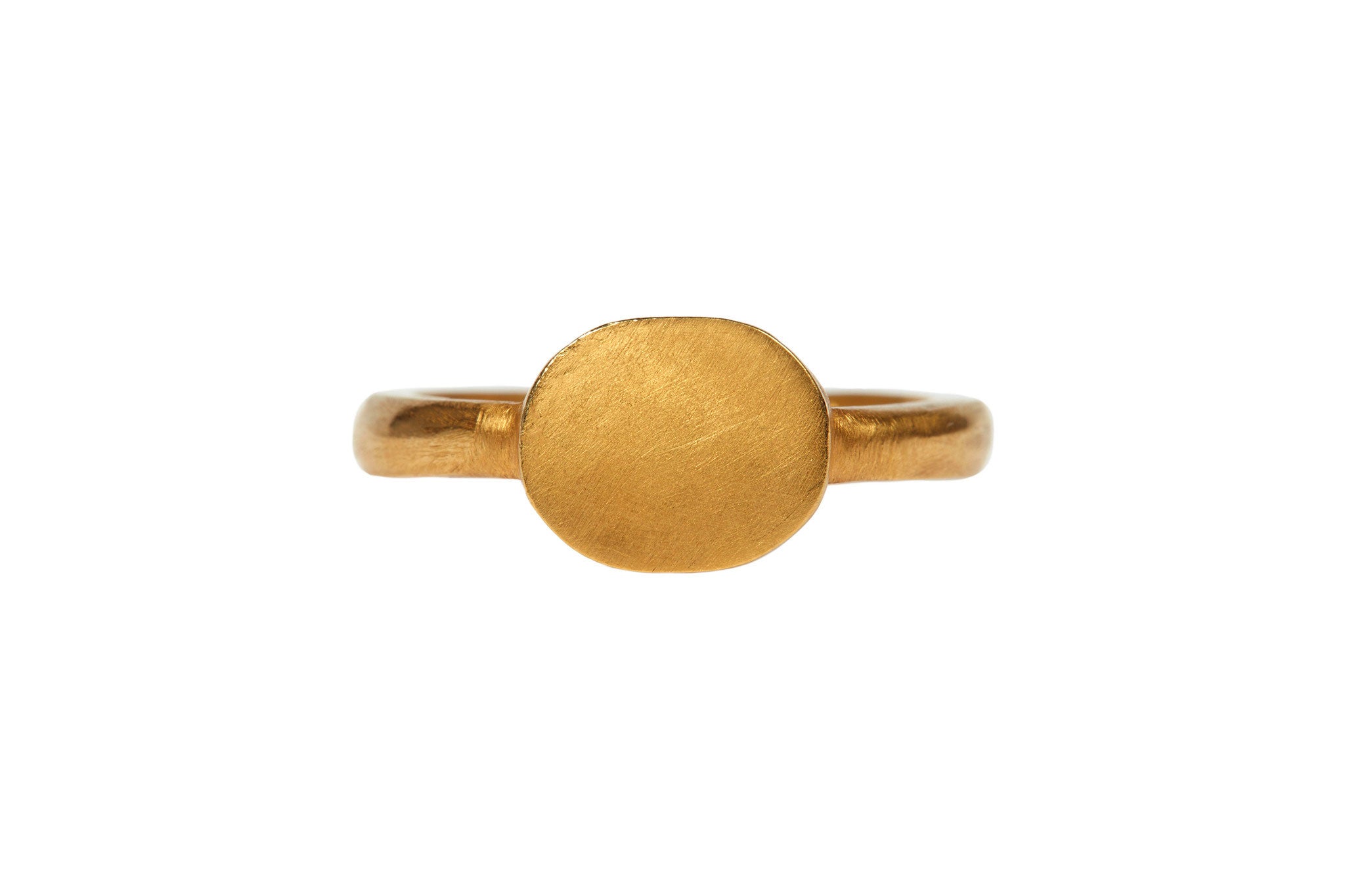 darius jewels hand made fine jewelry 18k yellow gold signet ring v.3 darius khonsary