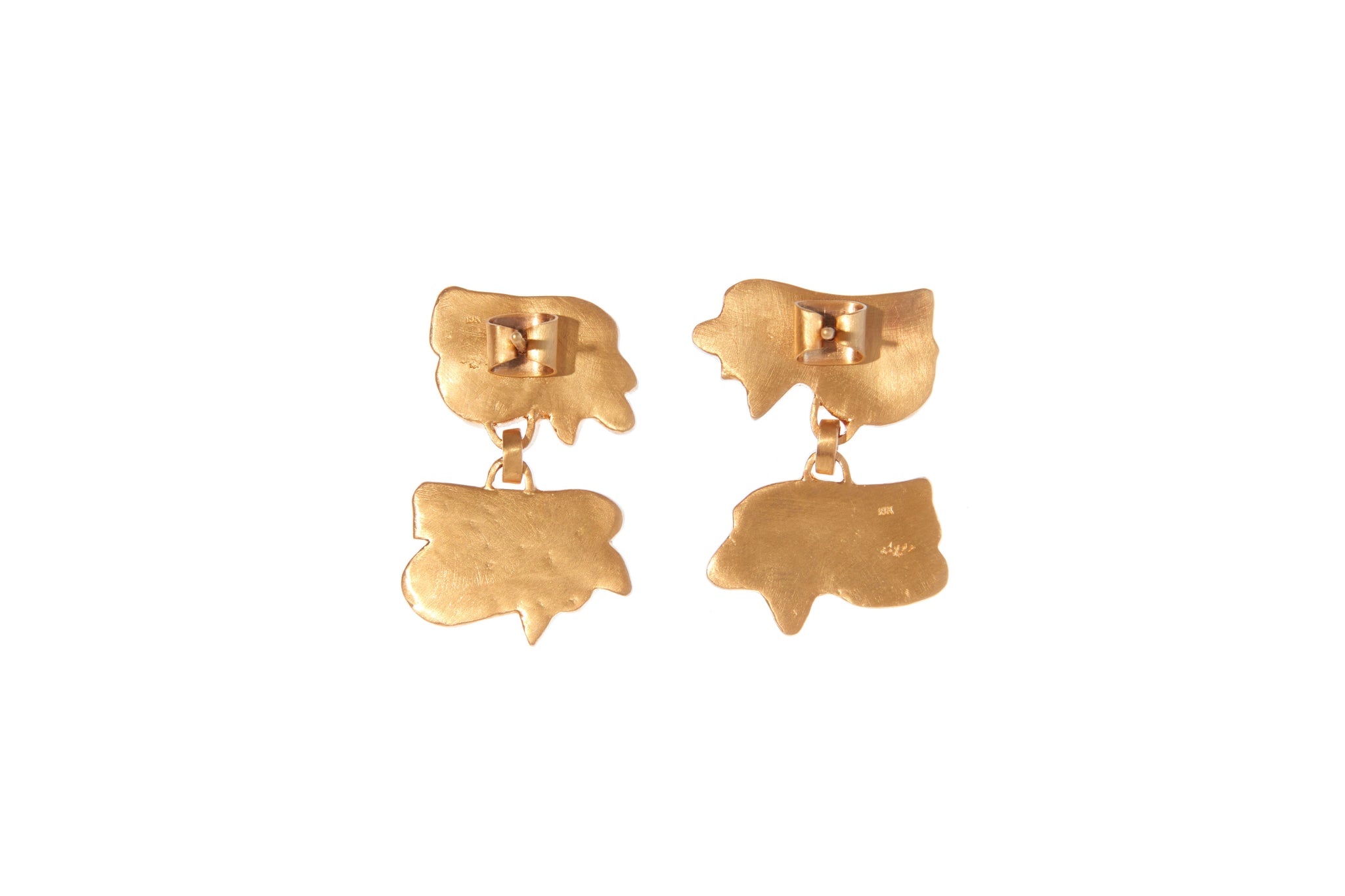 darius jewels gala earrings 18k yellow gold darius khonsary egyptian eye wadjet earrings